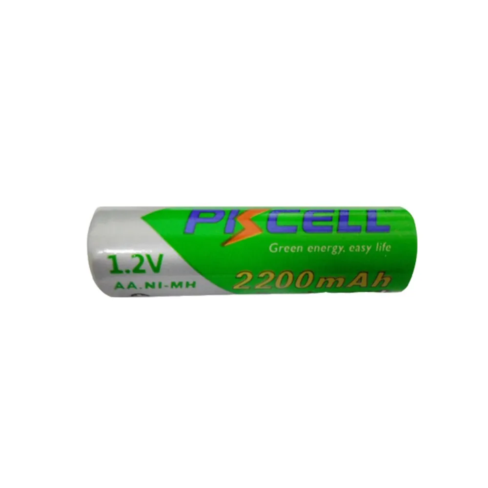 Pkcell 4/8/12/20 шт AA батарея NIMH 1 2 V 2200mAh Ni-MH 2A Вольт низкая саморазряжающаяся прочная