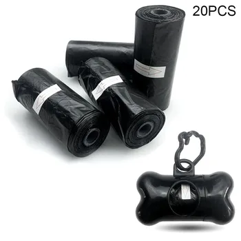 

Multifunctional 20/42 Rouss dog poop bag with dispenser, disposable pet poop garbage bag, bone type pet poop bag set XH8Z AU16