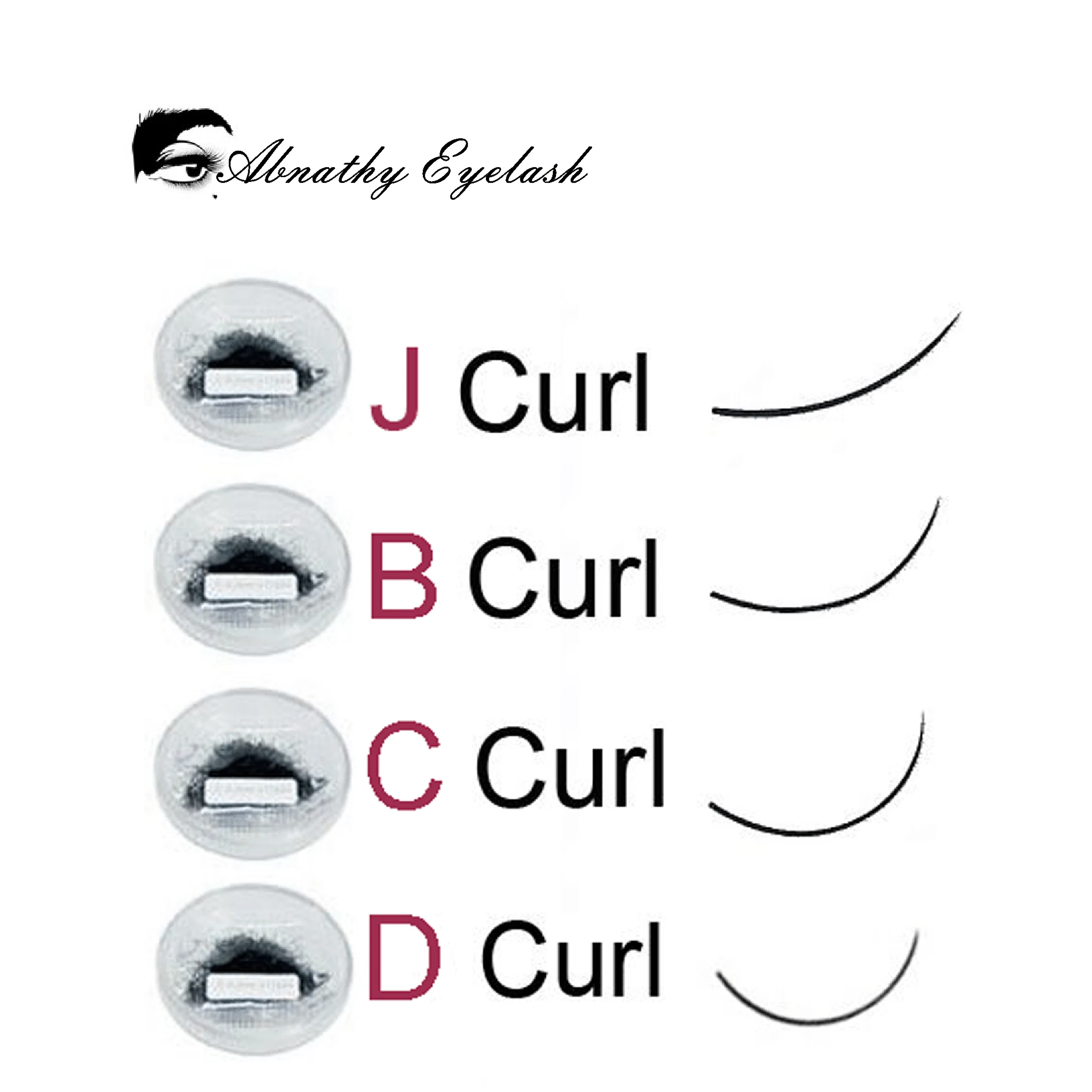 Harga Semua Ukuran J B C D Curl 4 pcs lot Abnathy Finte Individu Lashes Ekstensi Ciglia Faux Bulu Mata Ekstensi Falsa