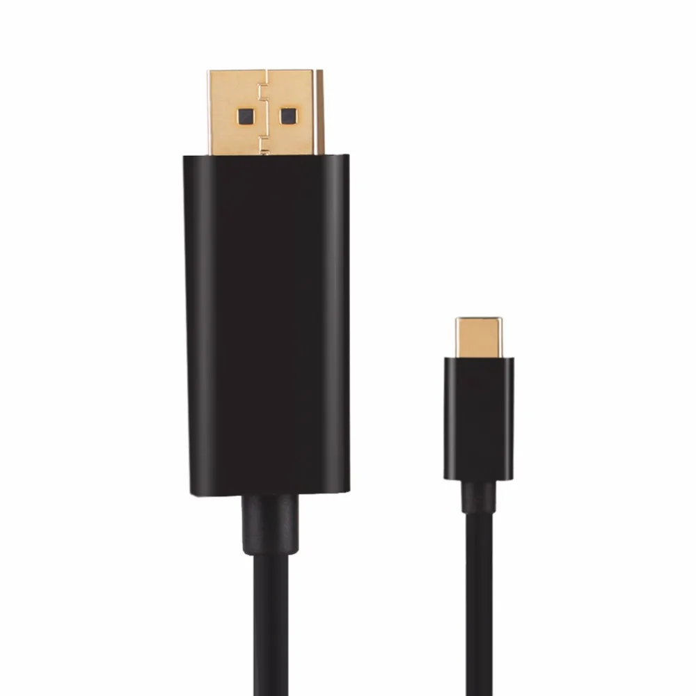 

[BuyinCoins]USB-C Type C USB 3.1 to Display Port DP 4K HDTV Converter Gold plated Adapter Cable for Macbook PC #238921