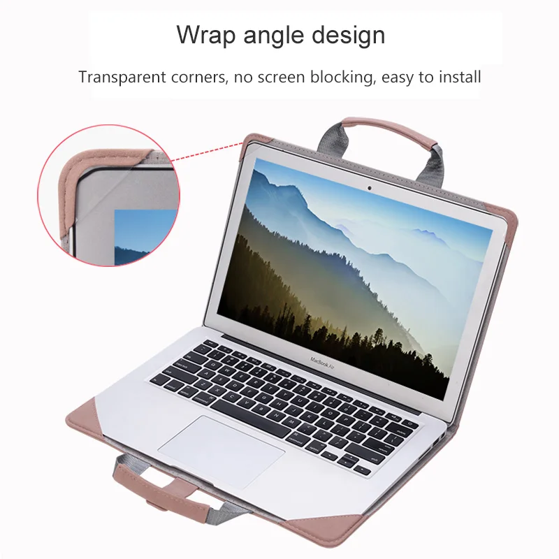 Модная сумка для ноутбука чехол Macbook Air Pro 12 13 15 ноутбук Retina портфель защитный