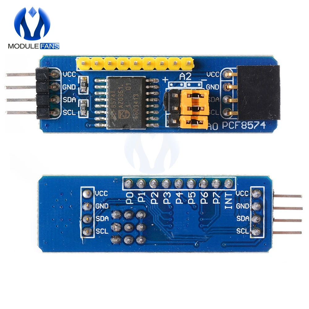 PCF8574 I2C Интерфейс 8-битный ввода-вывода MCU Плата расширения I/O расширитель I2C автобус оценки модуль разработки AVR STM8 C8051F