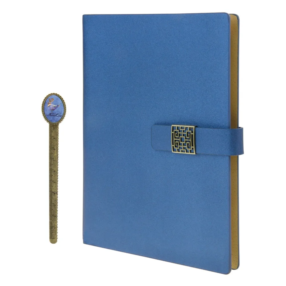 Buy PU Leather 6 Ring Binder Portfolio Notebook A5