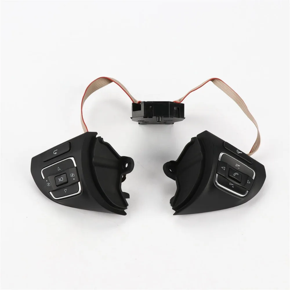 

TAIHONGYU 1set Steering Wheel Multifunction Control Switch Button + Module for VW Jetta CC Tiguan 5C0 959 537 A / 538 B / 542 C