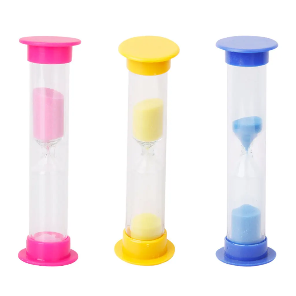 Creative Desktop Sand Timer Kid Teeth Brush Hourglass Home Decoration