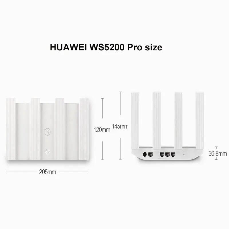 HUAWEI WS5200 удлиннитель маршрутизатора Wi Fi сети порты и разъёмы четыре антенны через