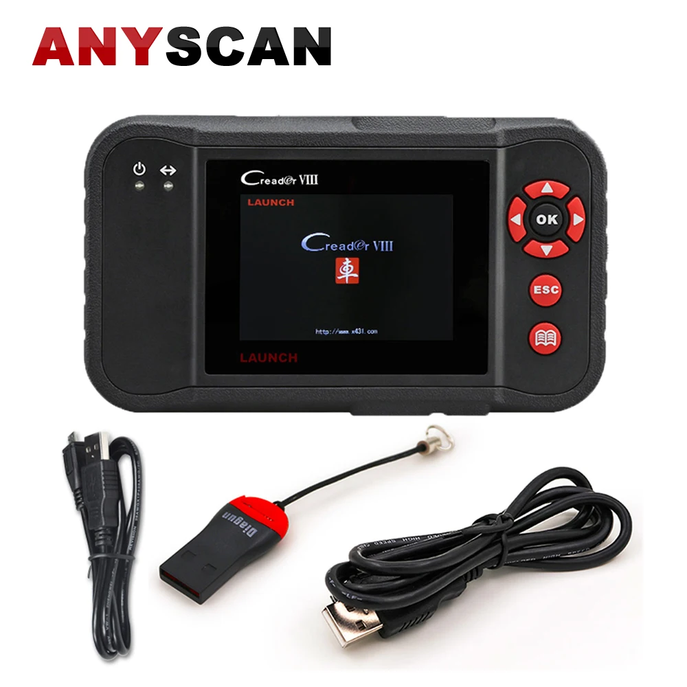 Original LAUNCH X431 CREADER VIII CRP129 ABS SRS OBD2 Code Reader