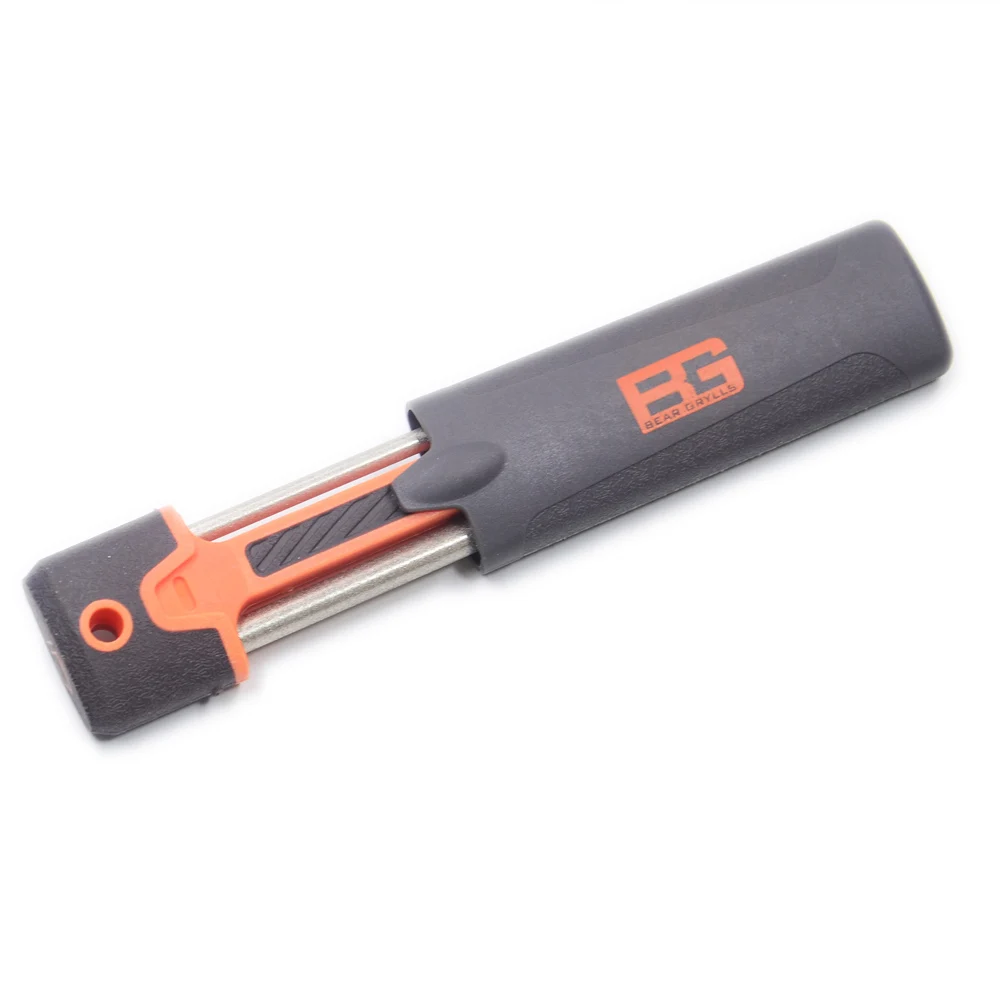 Compact 2 Stage Knife Sharpener Kitchen Tools Outdoor Multi Purpose Field Professional Knife Sharpener In Heritage