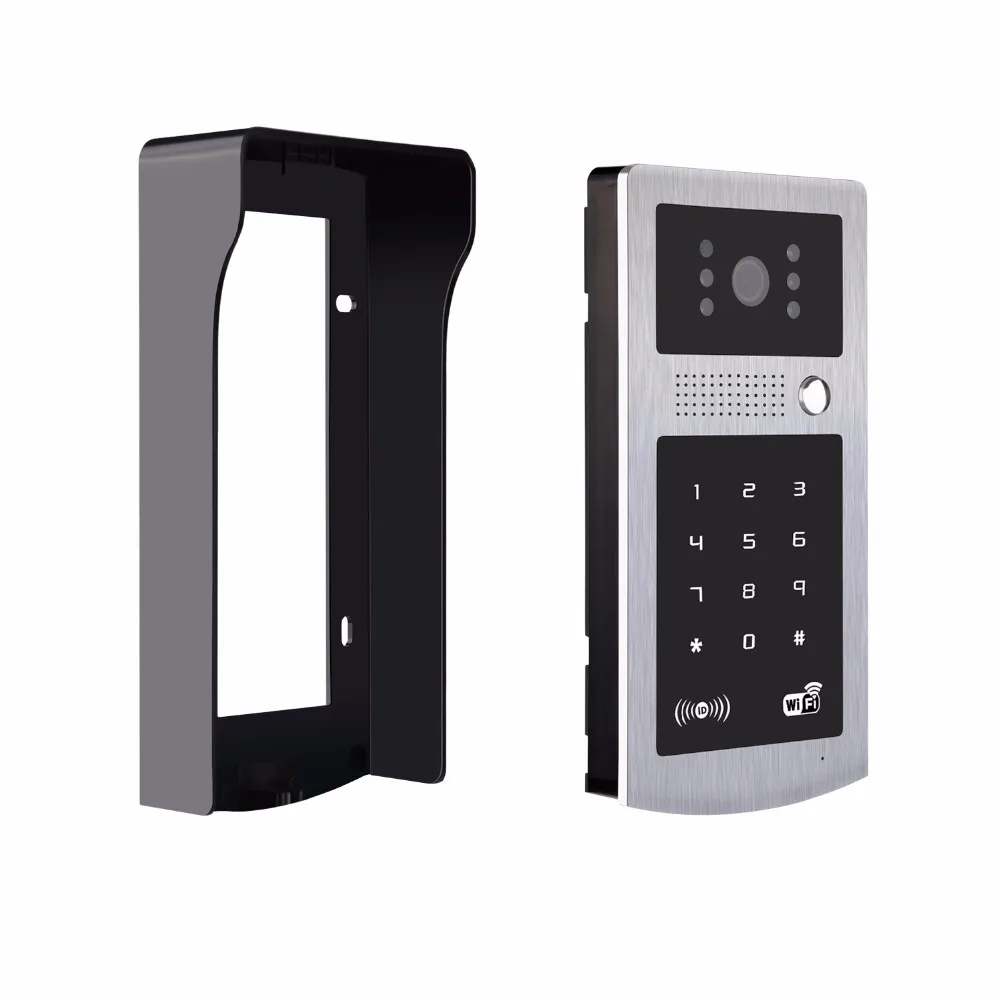 Wi-Fi Rfid и пароль видео-телефон двери сенсорной клавиатурой беспроводной дверной Звонок IP домашнее видео дверной звонок поддержка GALO
