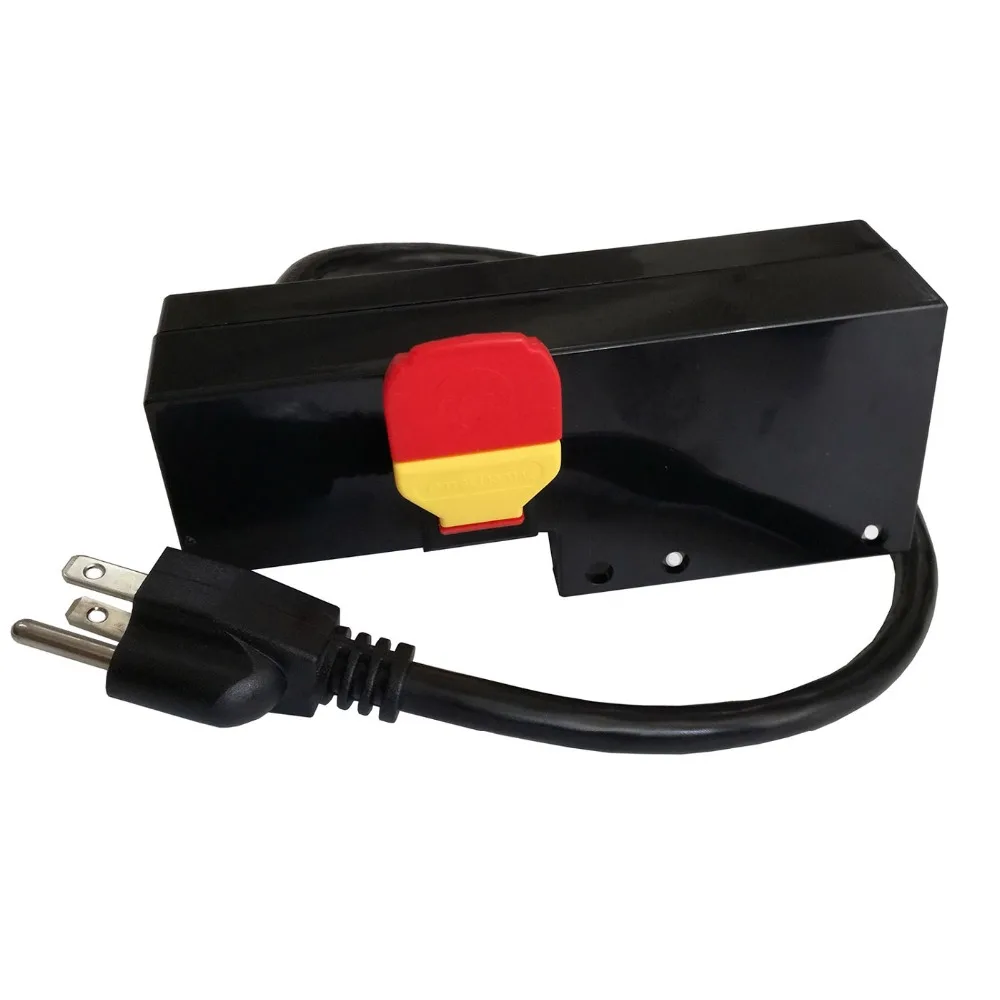 

KEDU 2 in 1 Multifunctional Safety Push Button Switch HY75 125V 15A Removable Socket Outlet for Power Tools Home Application