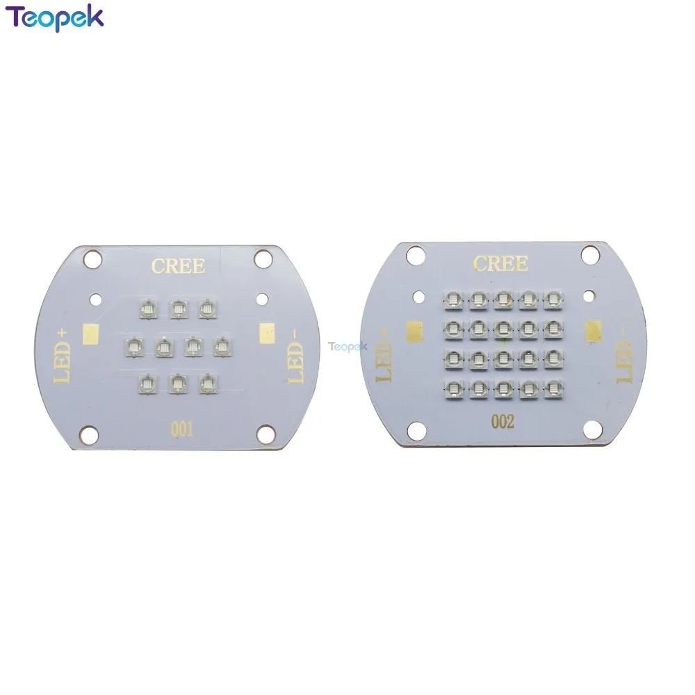 

Светодиодная УФ-лампа Everlight высокой мощности, фиолетовая LED лампа 30 Вт, 50 Вт, 10D, 20D, 365 нм, 395 нм, 420 нм, для отверждения чернил