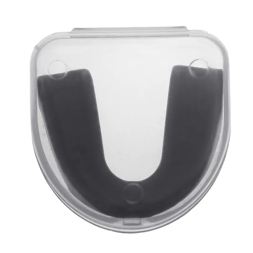 Deporte protector de boca nueva Shock deportes protector bucal boca guardias los dientes proteger para el boxeo de baloncesto de Rugby de boxeo Karate #3d26