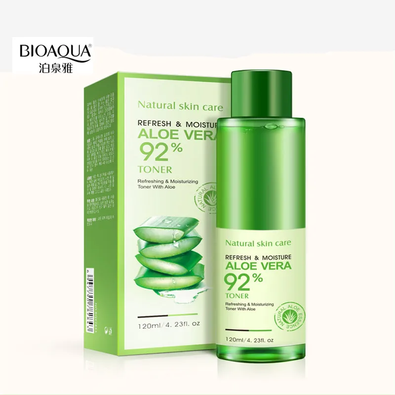 BIOAQUA Aloe Vera Facial Toner Water Enriched Nourishing Face Care Nutrition Hydrating Moisturizing Whitening Tonic Liquid 1