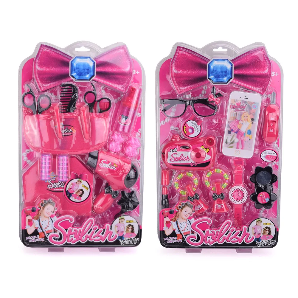

Children Make Up Toys Cosmetic Set Toy Girl Cosmetics Party Performances Box Child Pretend Play Emulational Toys