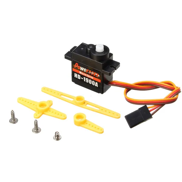 

Power HD-1900A 1.5KG 9g Micro Servo Steering Engine Compatible with Futaba/JR RC Car Part