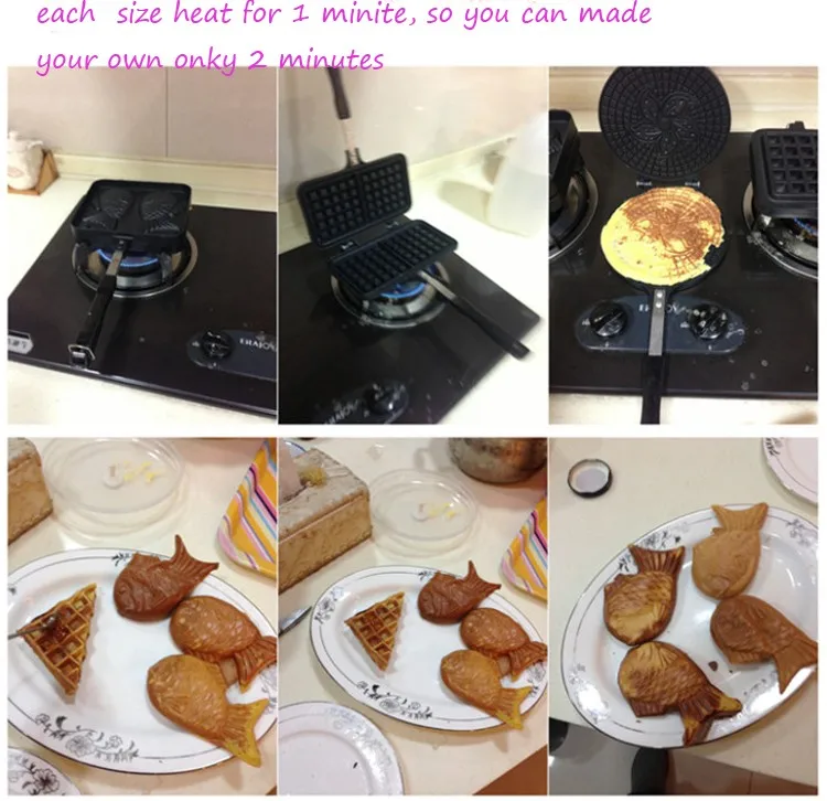 taiyaki fish mold customer show