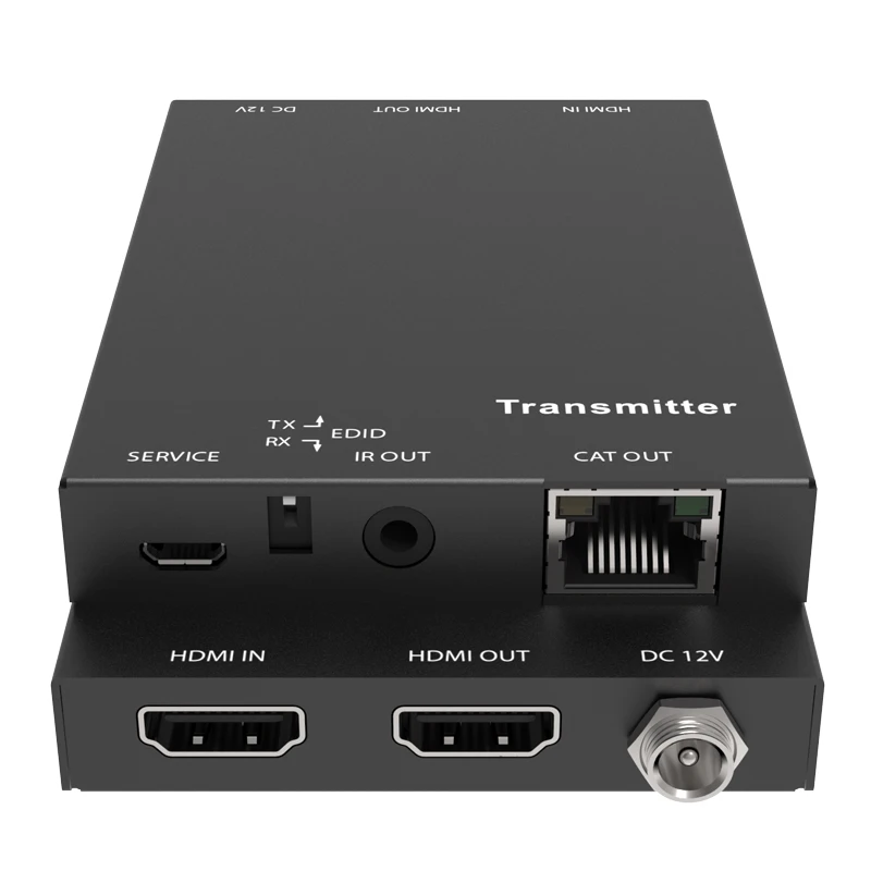  2020 4K 60Hz HDMI 2.0 Extender 50m Support 18Gbps & Loop Out HDMI Extender with IR 4K HDMI to RJ45 