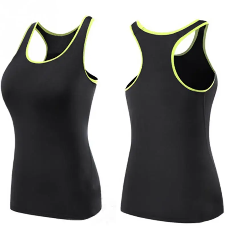 

Summer Sexy Women Tank Tops Quick Drying Slim Brethable Fitness Sleeveless Vest Workout Top Exercise Tank Top Plus Size #12