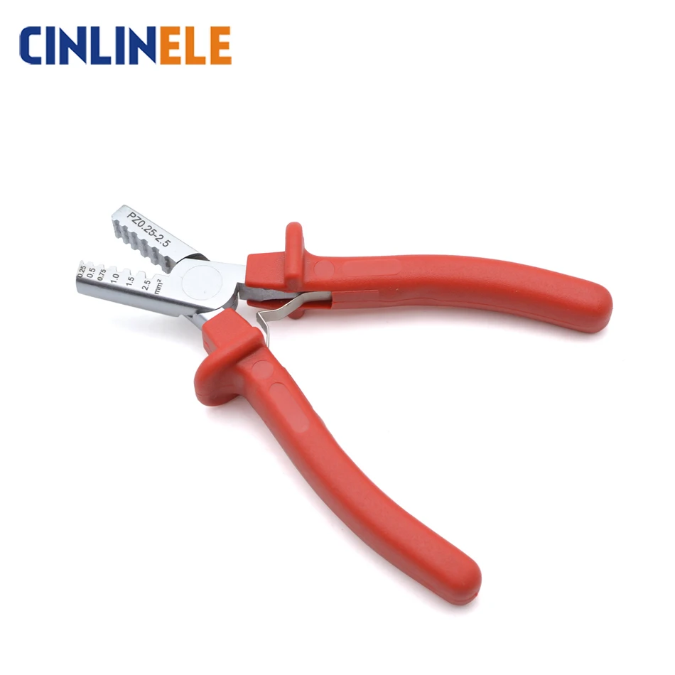 PZ 0.25-2.5 0.25-2.5mm 23-13AWG GERMANY STYLE SMALL CRIMPER PLIER electrical terminals crimping tools