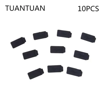 

10pcs/lot Durable Soft Dust Cap USB 2.0 3.0 Interface Prevent Rust Dust Plug PC Laptop USB Plug Cover StopperBlack Rubber