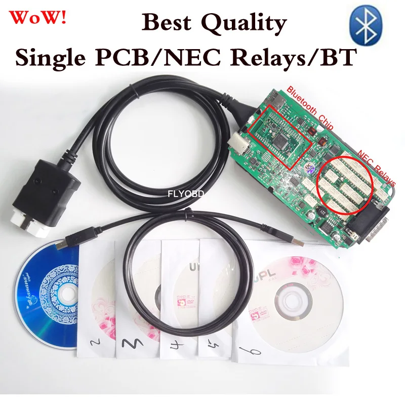 Prix pour Date v5.008R2 WoW S-nOper Unique PCB Bluetooth OBD ODB2 Outil De Diagnostic TCS cdp pro + nouveau vci Outil D'analyse Pour VOITURE/TURCK SCANNER Prix pour Date v5.008R2 WoW S-nOper Unique PCB Bluetooth OBD ODB2 Outil De Diagnostic TCS cdp pro + nouveau vci Outil D'analyse Pour VOITURE/TURCK SCANNER