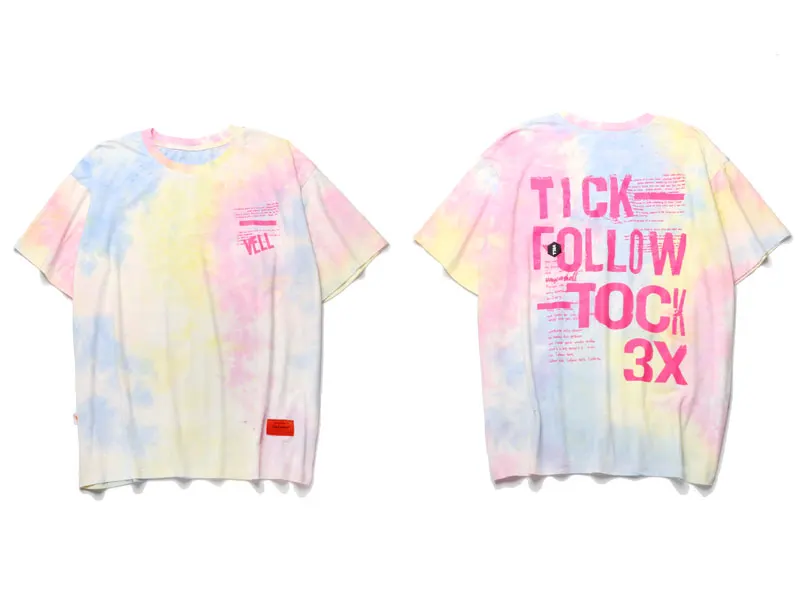 Tie Dye Ripped Holes Destroyed Tshirts 2