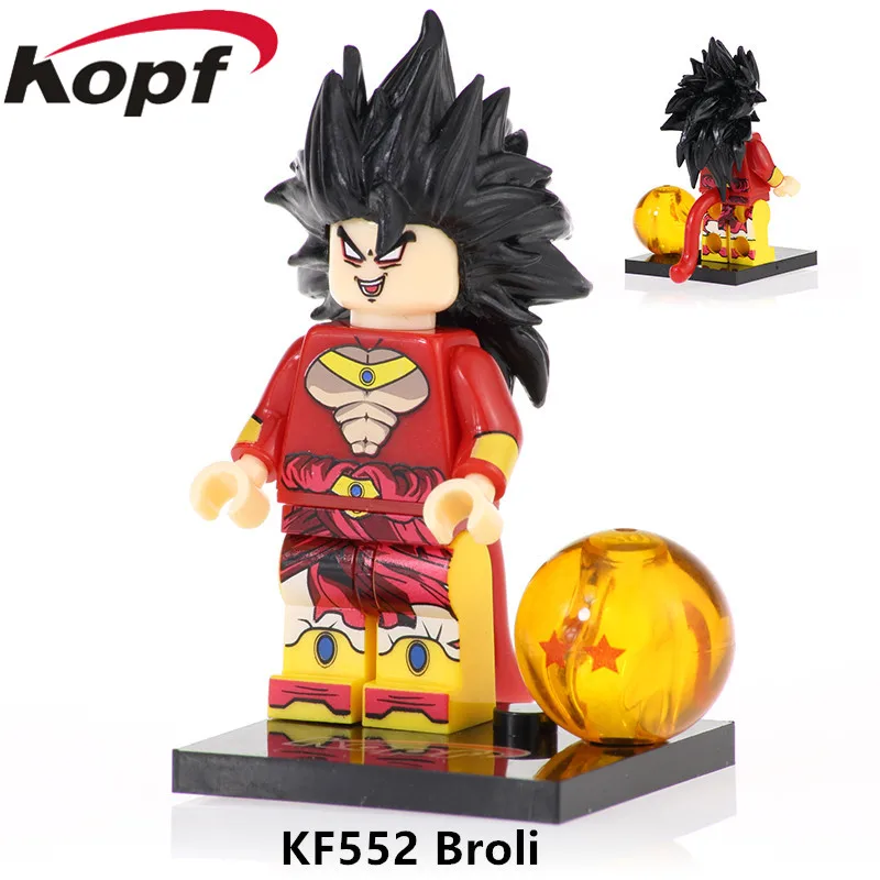 

KF552 Gotenks Buiding Blocks Z Dragon Ball Figures Broli Majin Buu Trunks Bricks Action Model Learning For Children Gift Toys