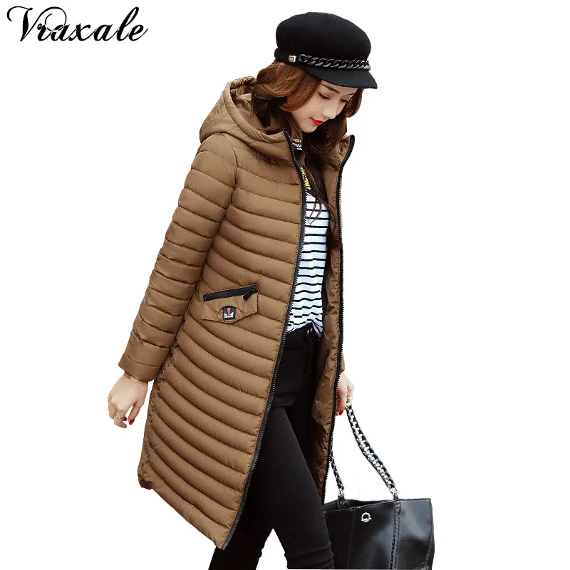 

Vraxale 2017 New Jacket Winter Jacket Women Fashion Slim Women Long Jacket Womens Winter Elegant Jackets