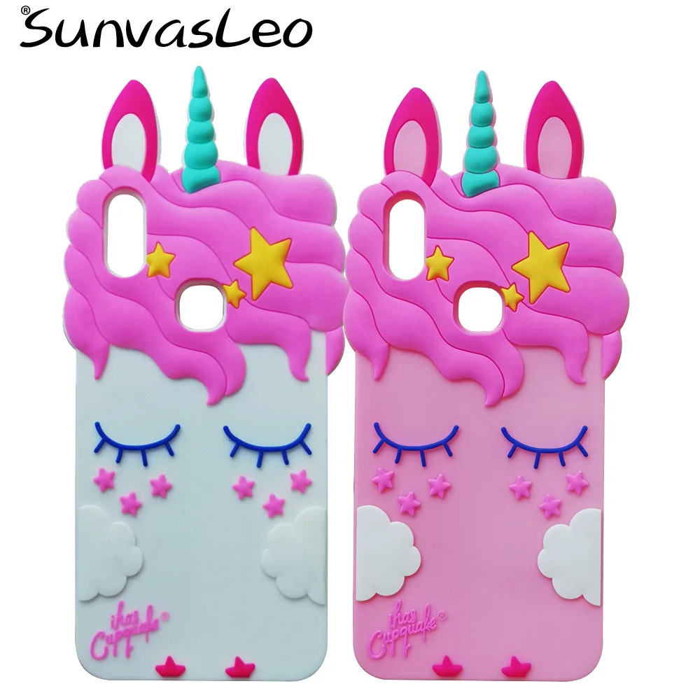 

For Vivo V9 3D Pretty Unicorn Soft Silicone Case Cover Skin Phone Silicon Case Back Cover Shell Skin For Vivo V9 3D Cases Fundas