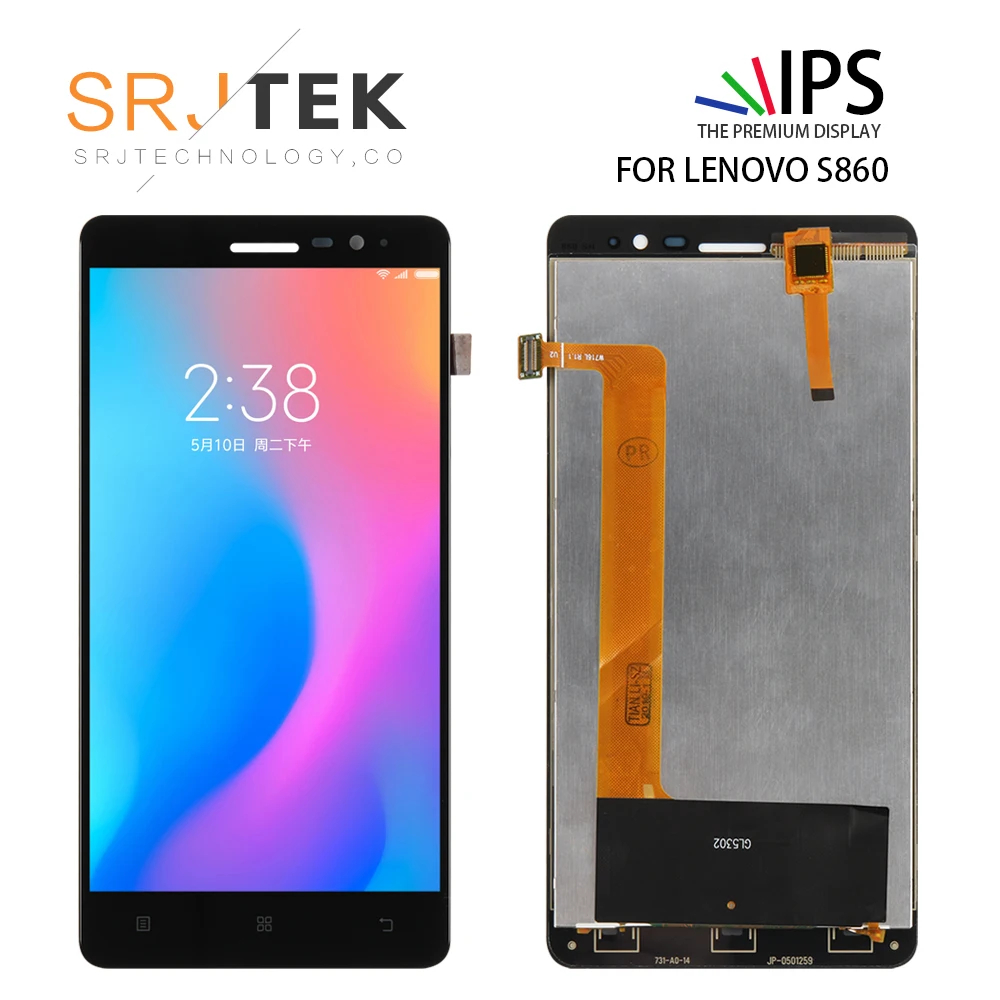 5 3 '&#x271280x720 дисплей для Lenovo S860 LCD сенсорный экран дигитайзер Запасные части