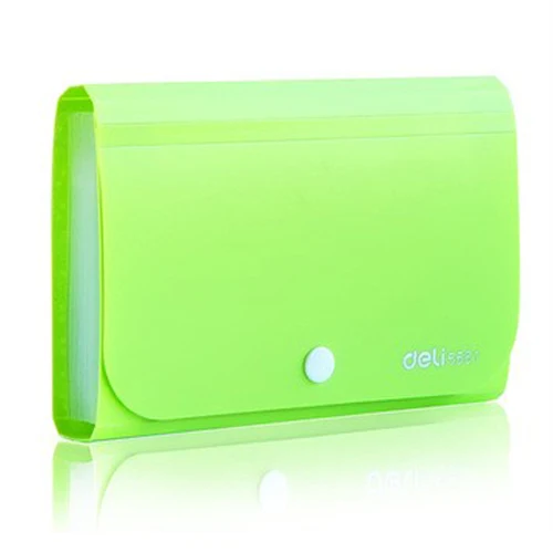 

VSEN Office Supply Mini Expanding File,Green
