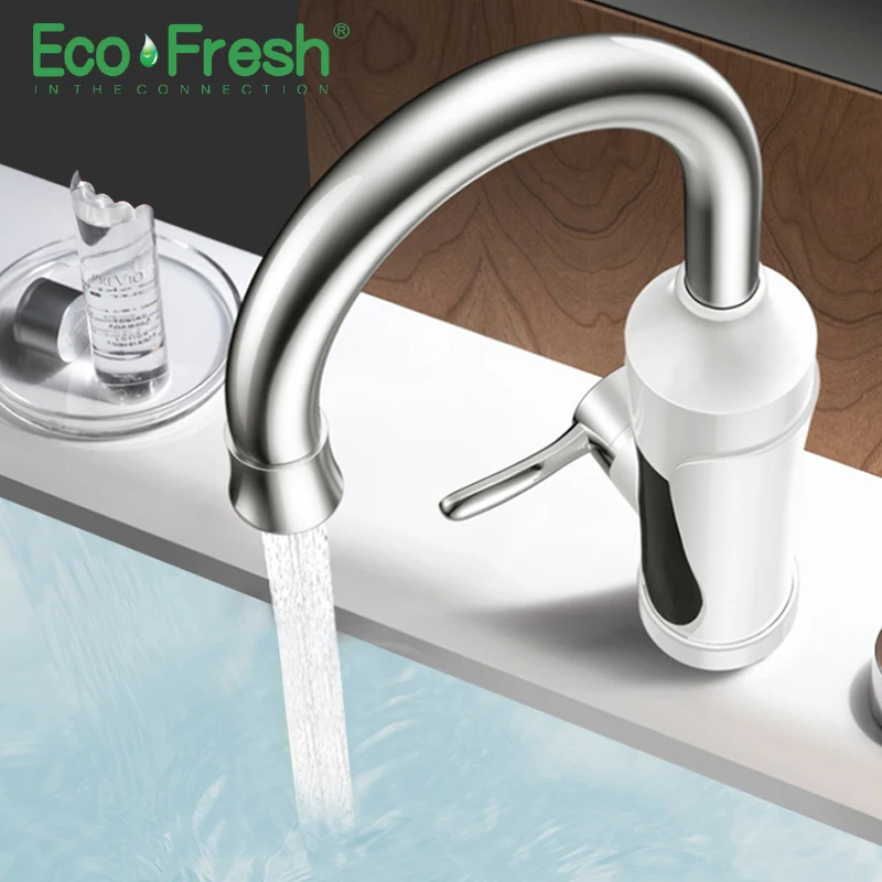 Электрический проточный водонагреватель Ecofresh кухонный смеситель с мгновенным