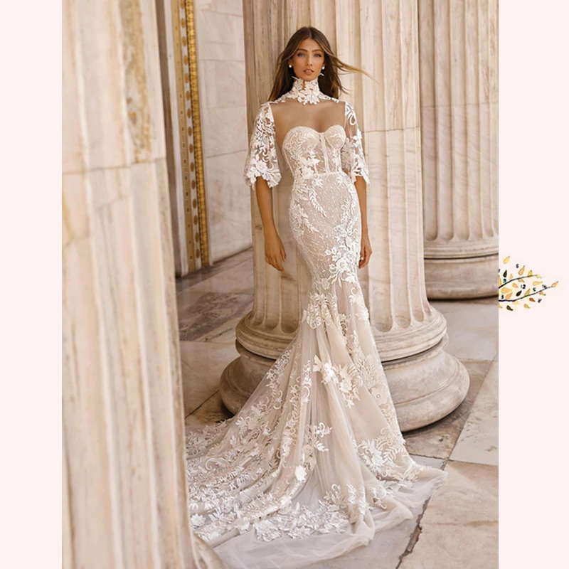 

2019 Luxury Long Dress White Lace Embroidery Fashion Show Prom Evening Party Dress Elegant Vestidos Sequin Dresses Drop shiping