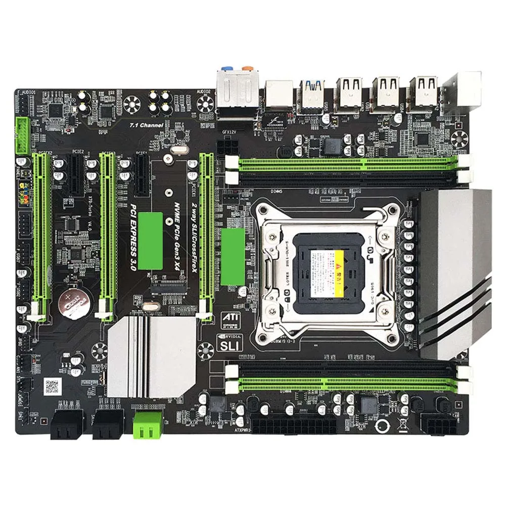 

X79T V4 Desktops Computer Motherboard DDR3 Double USB 3.0 SATA 3.0 for Gaming GDeals