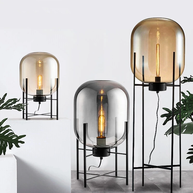 Post modern Simplicity Floor Lamps LED Lights Vloerlamp Nordic Stand Lamp Living Room Bedroom Restaurant E27 Led Standing Lights|Floor Lamps| - AliExpress