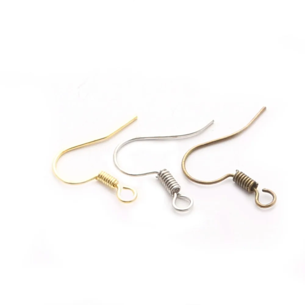 High Quality 200pcs/lot Earring Stud Clasp 19*19mm Alloy Earring Hook