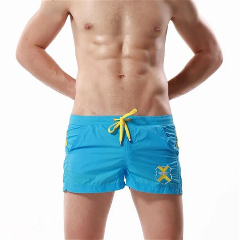 Men's Shorts,Casual Men Nylon Skinny Leisure Shorts,Elastic Boxer