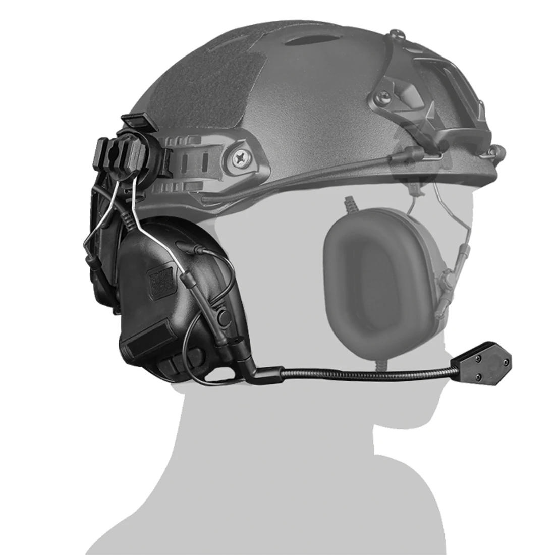 Новое поступление WST Gen.5 тип шлема тактическая гарнитура связь шумоподавление наушники Охота страйкбол гарнитура - Цвет: Другое