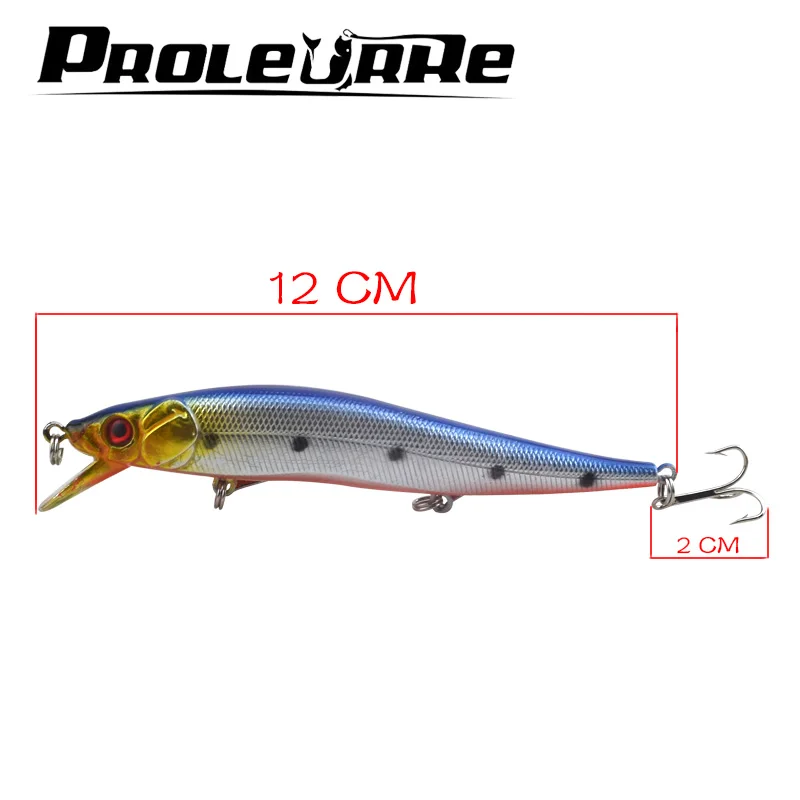 Proleurre 1 قطع 12 سنتيمتر 13.5 جرام أسماك الطعم الثابت باس Crankbait الصيد Wobblers وهمية الأسماك نموذج الشتاء الصيد جيدة السحر 3D عيون Proleurre 1 قطع 12 سنتيمتر 13.5 جرام أسماك الطعم الثابت باس Crankbait الصيد Wobblers وهمية الأسماك نموذج الشتاء الصيد جيدة السحر 3D عيون