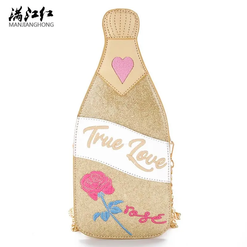 Новые прекрасные бутылочной True Love Rose Для женщин Сумки модные Повседневное Для женщин Кошелек Высокое качество Сумки на плечо простой