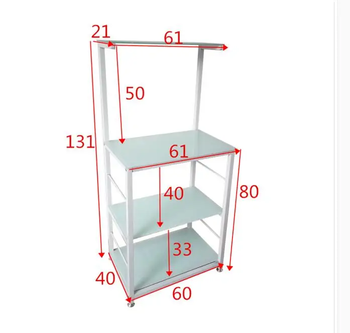 4 слоя кухонная полка наземная стойка для микроволновой печи из закаленного стекла стойка для духовки для хранения электроники одежда посуда для получения