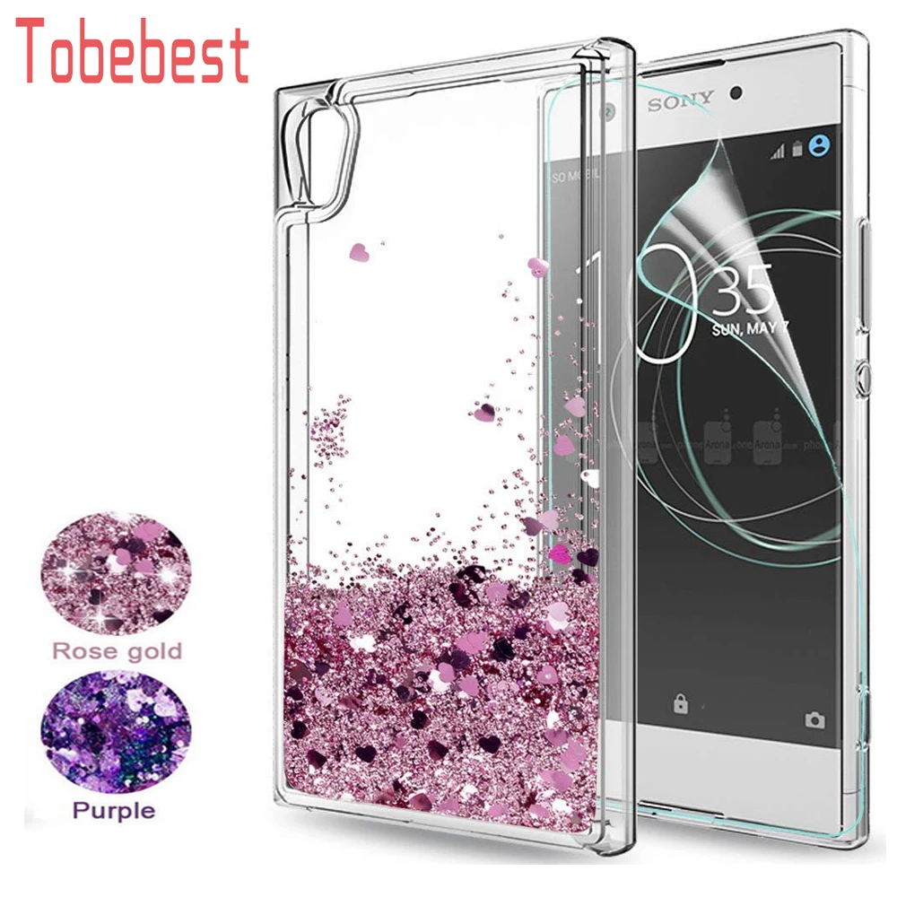 For Sony Xperia XA1 Glitter Case Ultra Sparkle Shiny Bling Quicksand Liquid TPU Slicone Back Cover Xa1 |