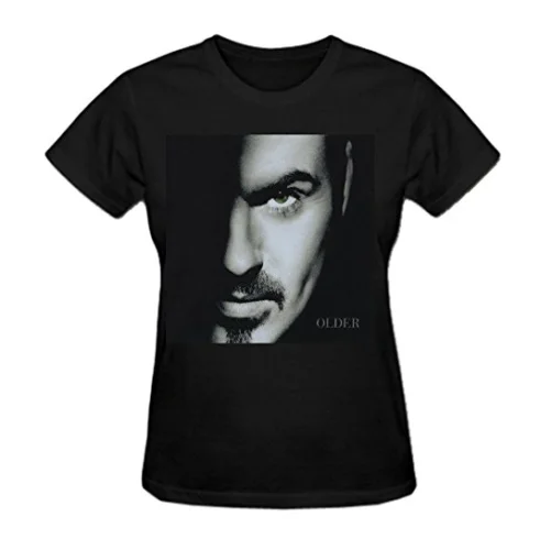 George Michael Older T Shirts For Women-in T-Shirts from