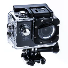 Бесплатная доставка Камера SOOCOO C30 Wi-Fi Ultra HD 2 К Регулируемый Водонепроницаемый Открытый Спорт Действий Камеры Добавить Монопод и Батареи