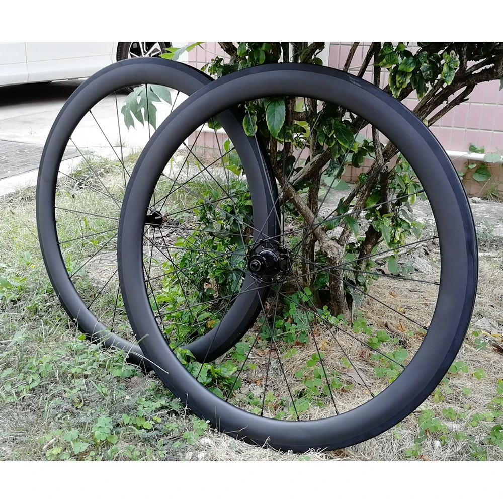 

DECA AIR50 Carbon Road Bicycle Wheelset Clincher Tubeless Ready Rim JAVA BICYCLE AS511SB/FS522SB Hub Sam CX Ray Spokes Only 1470