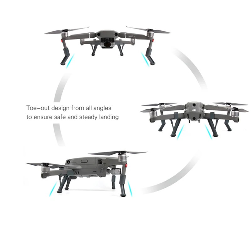 Drone Extended Landing Gear Leg Support Protector Extension Replacement Fit For Dji Mavic 2 pro  zoom  drone accessories 1 (6)
