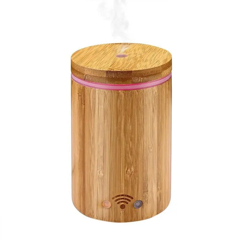 

Smart Wi-Fi Aroma Essential Oil Diffuser Mist Maker Humidifier Bamboo 24V 160ml For Aromatherapy Diffusers For Home Office