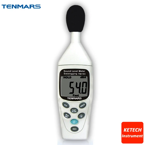 

Autoranging Sound Level Meter with Data Logger TM-103