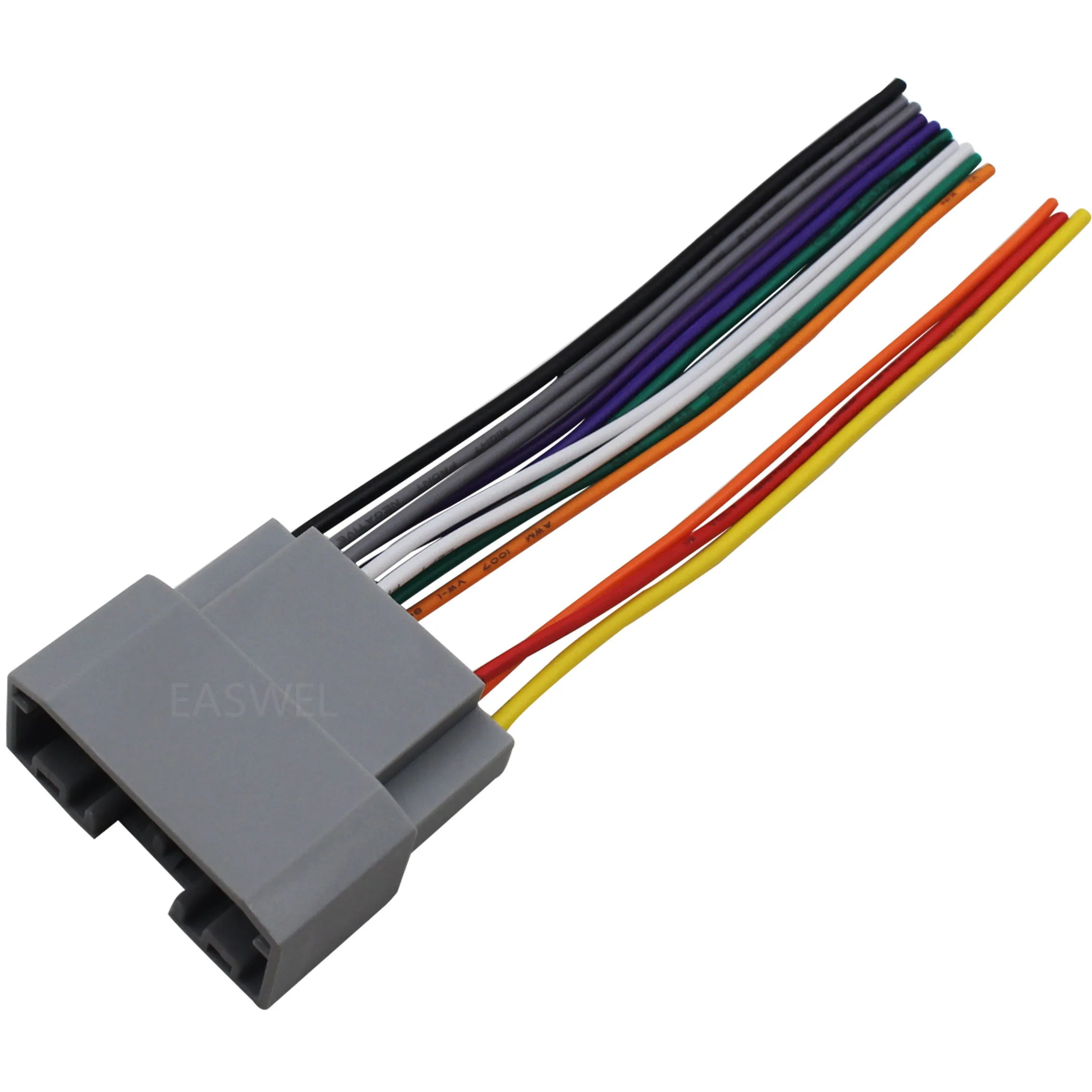 

CAR STEREO CD PLAYER WIRING HARNESS WIRE ADAPTER PLUG FOR AFTERMARKET RADIO