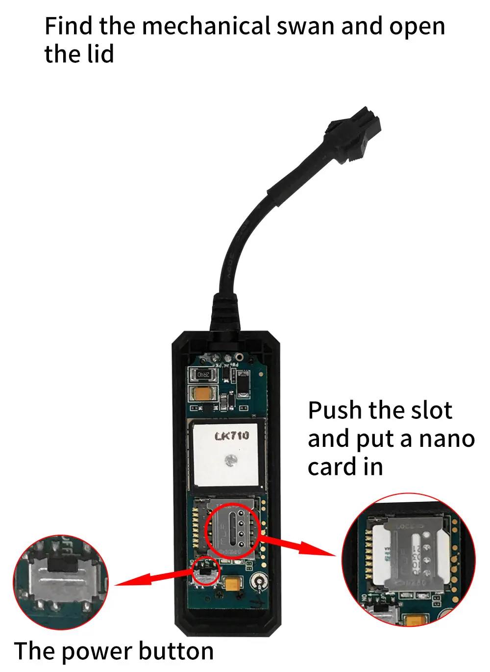 710/710C мини-gps для автомобиля позиционирование Противоугонный трекер Встроенный аккумулятор отключение работы 2G сети доступны